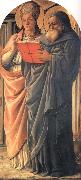 Fra Filippo Lippi St Gregory and St Jerome Spain oil painting artist